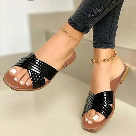 Zpanxa Slippers for Women Girls Flat Bohemian Style Casual Sandals Slippers Beach Shoes Flip Flops for Women Black 37
Zpanxa Slippers for Women Girls Flat Bohemian Style Casual Sandals Slippers Beach Shoes Flip Flops for Women Black 37