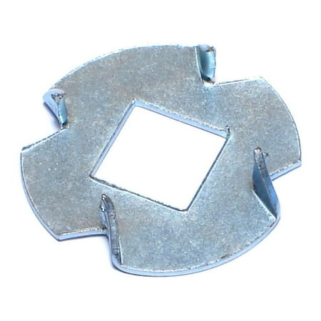 3/8 x 13/32 x 1-7/64 Zinc Plated Grade 2 Steel Pronged Washers SQRWSR-120