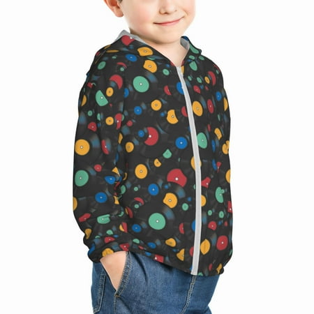Uemuo Vintage Records Pattern Rash Guard for Boys Girls Long Sleeve Swim Shirts UPF 50+ UV Sun Protection Hooded Fishing Shirt with Pocket for Kid-3 Years
Uemuo Vintage Records Pattern Rash Guard for Boys Girls Long Sleeve Swim Shirts UPF 50+ UV Sun Protection Hooded Fishing Shirt with Pocket for Kid-3 Years