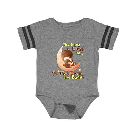 Inktastic My Nana Loves Me to the Moon and Back Gift Baby Boy or Baby Girl Bodysuit
Inktastic My Nana Loves Me to the Moon and Back Gift Baby Boy or Baby Girl Bodysuit