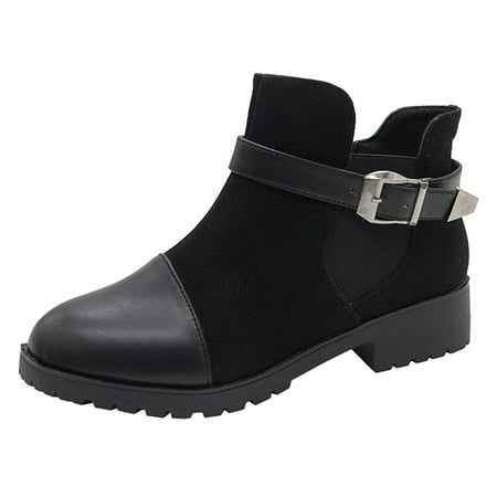 EQWLJWE 2022 Booties for Fashion Women Square Heel Buckle Strap Solid Color Short Booties Round Toe Shoes Deals Discount Clearance
EQWLJWE 2022 Booties for Fashion Women Square Heel Buckle Strap Solid Color Short Booties Round Toe Shoes Deals Discount Clearance