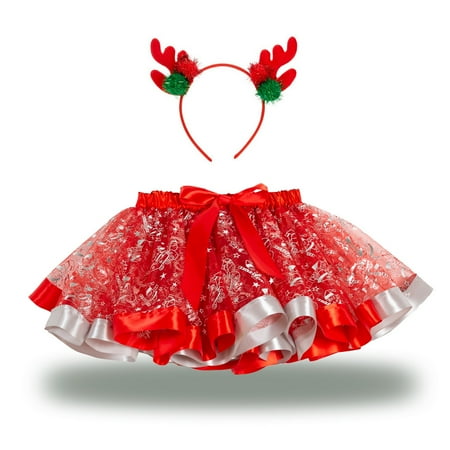 YJ.GWL Baby Girls Christmas Sequins Tutu Skirts Xmas Mesh Princess Party Wedding Dress with Handwear
YJ.GWL Baby Girls Christmas Sequins Tutu Skirts Xmas Mesh Princess Party Wedding Dress with Handwear
