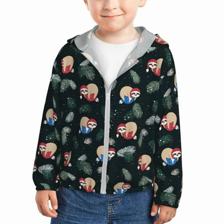 Vsdgher Baby Sloths Kids Sun Protection Hoodie with Zip Rash Guard Tops Children s Long Sleeve Sun Protection Clothing - 5 Years
Vsdgher Baby Sloths Kids Sun Protection Hoodie with Zip Rash Guard Tops Children s Long Sleeve Sun Protection Clothing - 5 Years