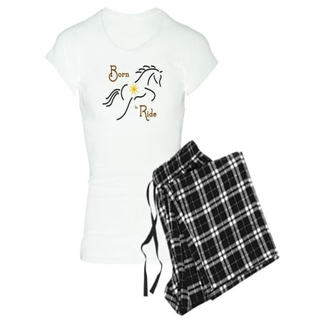 CafePress - Born To Ride - - Women s Light Pajamas