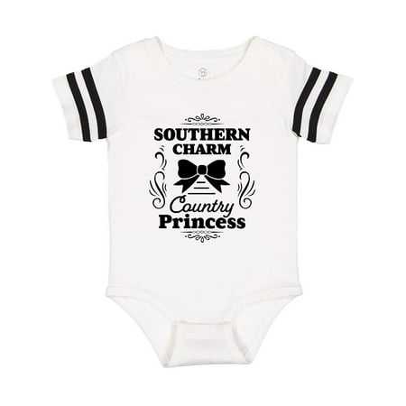 Inktastic Southern Charm Country Princess with Bow Gift Baby Girl Bodysuit