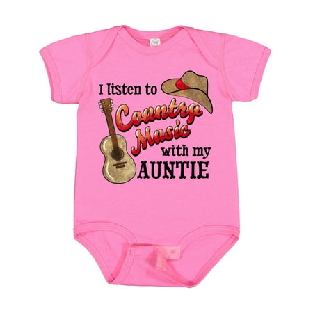 Inktastic I Listen to Country Music with My Auntie Guitar and Hat Gift Baby Boy or Baby Girl Bodysuit
Inktastic I Listen to Country Music with My Auntie Guitar and Hat Gift Baby Boy or Baby Girl Bodysuit