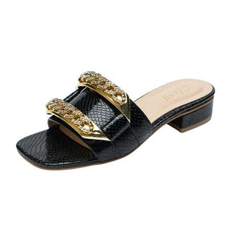 Summer Saving Clearance! Kukoosong Block Heels for Women Flat Shoes Beach Sandals Summer Non-Slip Causal Slippers Womens Sandals Black 40
Summer Saving Clearance! Kukoosong Block Heels for Women Flat Shoes Beach Sandals Summer Non-Slip Causal Slippers Womens Sandals Black 40