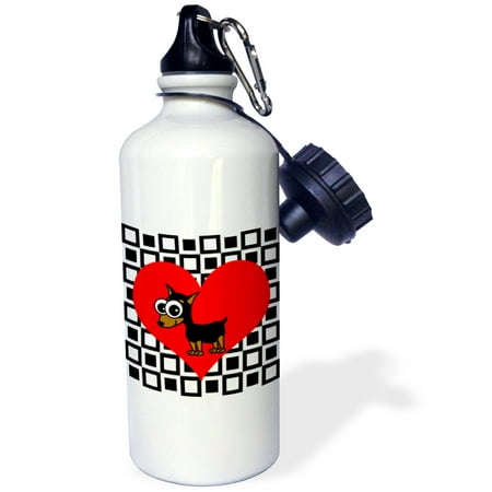 3dRose I Love Dogs Minpin Miniature Pinscher Sports Water Bottle 21oz
3dRose I Love Dogs Minpin Miniature Pinscher Sports Water Bottle 21oz