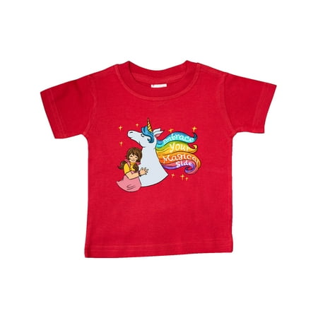 Inktastic Embrace Your Magical Side Girl Hugging A Unicorn Gift Baby Boy or Baby Girl T-Shirt
Inktastic Embrace Your Magical Side Girl Hugging A Unicorn Gift Baby Boy or Baby Girl T-Shirt