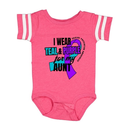 Inktastic Suicide Prevention I Wear Teal and Purple for My Aunt Gift Baby Boy or Baby Girl Bodysuit
Inktastic Suicide Prevention I Wear Teal and Purple for My Aunt Gift Baby Boy or Baby Girl Bodysuit