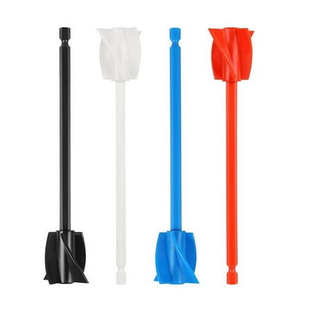 4Pack Resin Mixer Paddles Epoxy Mixer Attachment for Drill Reusable Paint Mixer for Epoxy Resin Ceramic Glaze Silicone
4Pack Resin Mixer Paddles Epoxy Mixer Attachment for Drill Reusable Paint Mixer for Epoxy Resin Ceramic Glaze Silicone