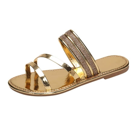 adviicd Heeled Sandals for Women Cutout Ladies Fashion Summer Solid Color Round Head Rhinestone Strap Flat Beach
adviicd Heeled Sandals for Women Cutout Ladies Fashion Summer Solid Color Round Head Rhinestone Strap Flat Beach