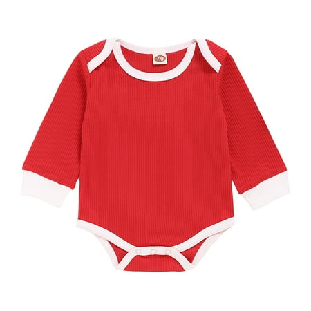 Fesfesfes Newborn Infant Baby Jumpsuit Boys Girls Long Sleeve Solid Romper Bodysuit Clothes Plus Size Clearance $10
Fesfesfes Newborn Infant Baby Jumpsuit Boys Girls Long Sleeve Solid Romper Bodysuit Clothes Plus Size Clearance $10