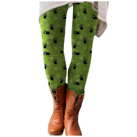 Tummy Control Leggings for Women Animal Printed Elastic All-Match Slim Casual Long Boot Ankle Length Legging Green L
Tummy Control Leggings for Women Animal Printed Elastic All-Match Slim Casual Long Boot Ankle Length Legging Green L