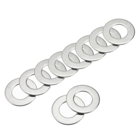 Uxcell 1 316 Stainless Steel Flat Washer for Screw Bolt 10 Pack