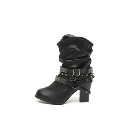 Rotosw Womens Short Boots Round Toe Heeled Boot Pull On Ankle Booties Waterproof Chunky Block Winter Shoes Party Lightweight Bootie Black 7.5
Rotosw Womens Short Boots Round Toe Heeled Boot Pull On Ankle Booties Waterproof Chunky Block Winter Shoes Party Lightweight Bootie Black 7.5