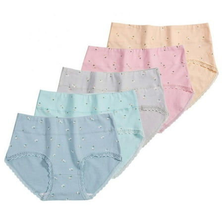 Seamless Moisture Wicking Breathable Underwear for Women Cotton - Mid-Rise Sweet Lace Plus Size Panties(5-Packs)
Seamless Moisture Wicking Breathable Underwear for Women Cotton - Mid-Rise Sweet Lace Plus Size Panties(5-Packs)