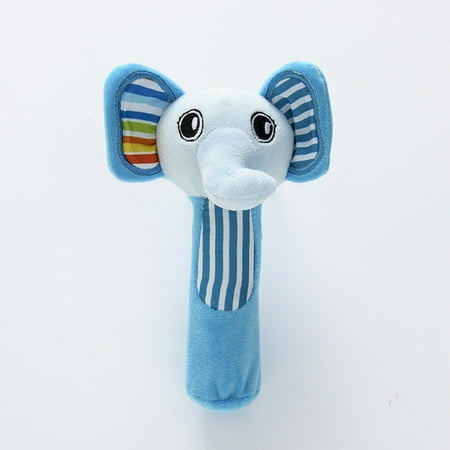 Newborn Infant Developmental Hand Grip Cartoon Baby Toys Animals Handbells CHMORA