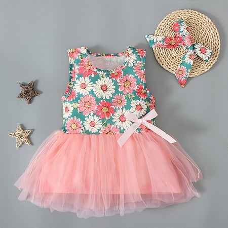 AURIGATE Toddler Baby Girl Skirt Toddler Kids Baby Girls Cute Summer Sleeveless Flowers Print Mesh Bow Dress Skirt Suit
AURIGATE Toddler Baby Girl Skirt Toddler Kids Baby Girls Cute Summer Sleeveless Flowers Print Mesh Bow Dress Skirt Suit