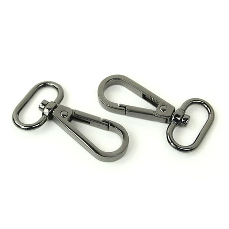 2Pc Sallie Tomato 3/4 Swivel Hooks - Set of Two Gunmetal
