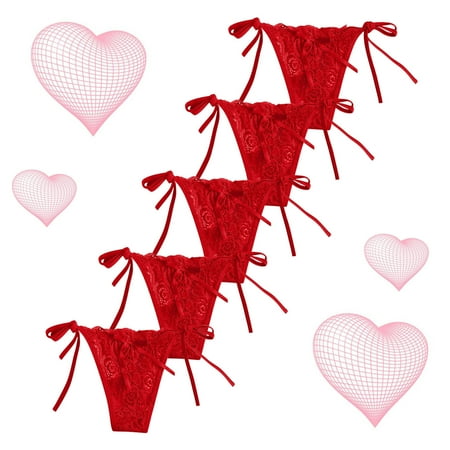 Kayannuo Underwear Women Christmas Clearance Five Pairs Of Lace Panties For Ladies Red
Kayannuo Underwear Women Christmas Clearance Five Pairs Of Lace Panties For Ladies Red