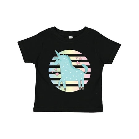 Inktastic Unicorn Lover Pastel Rainbow Gift Toddler Toddler Girl T-Shirt