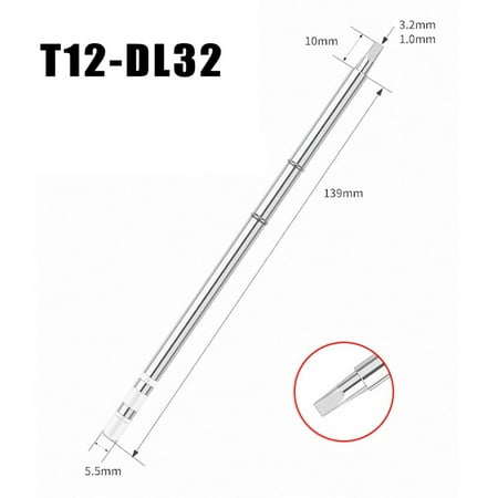 Ruibeauty T12 D Series Soldering Iron Tip For 950D 202 942 Soldering Station Weldingtool
Ruibeauty T12 D Series Soldering Iron Tip For 950D 202 942 Soldering Station Weldingtool