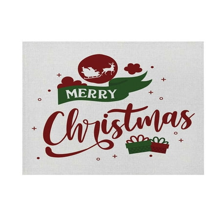 CYMMPU Pillows & Case Decorations Christmas Placemat Family Table Atmosphere Arrangement Supplies
CYMMPU Pillows & Case Decorations Christmas Placemat Family Table Atmosphere Arrangement Supplies