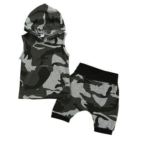 Boy Outfit S S Sleeveless Camouflage Hooded Tops Shorts Sets Toddler Boy Clothes Camouflage 80
Boy Outfit S S Sleeveless Camouflage Hooded Tops Shorts Sets Toddler Boy Clothes Camouflage 80