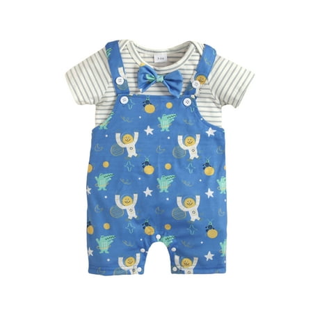 wdehow Infant Baby Casual Suit Short Sleeve Stripe Printed Tops+Cartoon Animal Printed Suspender Pants
wdehow Infant Baby Casual Suit Short Sleeve Stripe Printed Tops+Cartoon Animal Printed Suspender Pants