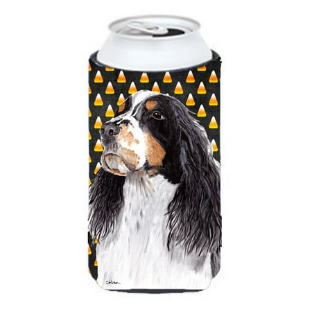 Springer Spaniel Candy Corn Halloween Portrait Tall Boy Hugger 
Springer Spaniel Candy Corn Halloween Portrait Tall Boy Hugger