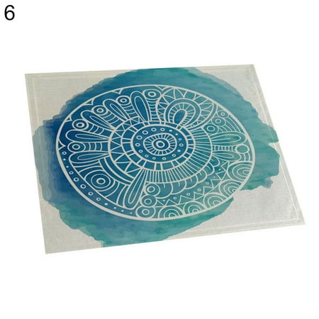 LIHUA 42x32cm Mandala Flower Print Heat Insulation Placemat Bow Dish Tableware Mat Pad
LIHUA 42x32cm Mandala Flower Print Heat Insulation Placemat Bow Dish Tableware Mat Pad