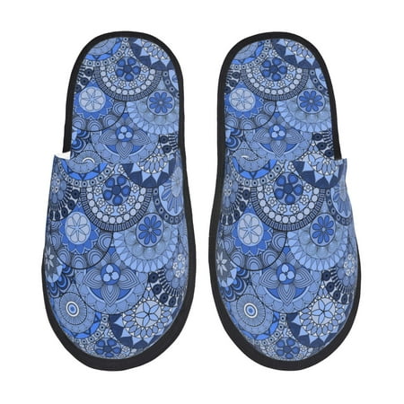 Honeii Blue Mandala Harmony Print Furry Slippers Bedroom Slippers for Women and Men Fuzzy Plush Comfy Faux Fur Lined Slide Shoes -Large
Honeii Blue Mandala Harmony Print Furry Slippers Bedroom Slippers for Women and Men Fuzzy Plush Comfy Faux Fur Lined Slide Shoes -Large