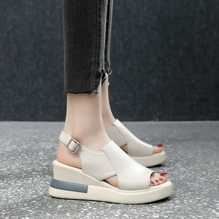 Babysbule Sandals for Women Clearance Summer Ladies Shoes Casual Women s Sandals Flat Buckle Wedge Heels Sandals
Babysbule Sandals for Women Clearance Summer Ladies Shoes Casual Women s Sandals Flat Buckle Wedge Heels Sandals