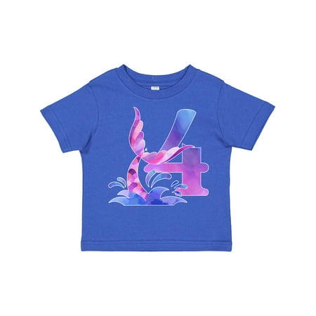 Inktastic 4th Birthday Mermaid Tail Gift Toddler Boy or Toddler Girl T-Shirt 
Inktastic 4th Birthday Mermaid Tail Gift Toddler Boy or Toddler Girl T-Shirt