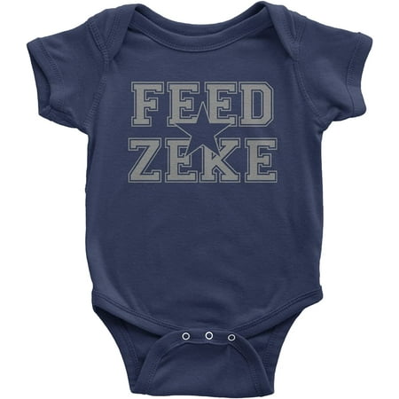 Expression Tees Feed Zeke Infant Onesie Romper Bodysuit