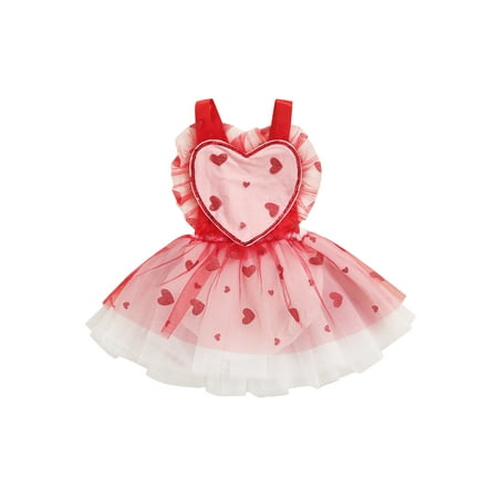 LisenraIn Baby Girls Valentine s Day Romper Dress Sequin Love Heart Halter Jumpsuit Layered Tulle Tutu Skirt
LisenraIn Baby Girls Valentine s Day Romper Dress Sequin Love Heart Halter Jumpsuit Layered Tulle Tutu Skirt