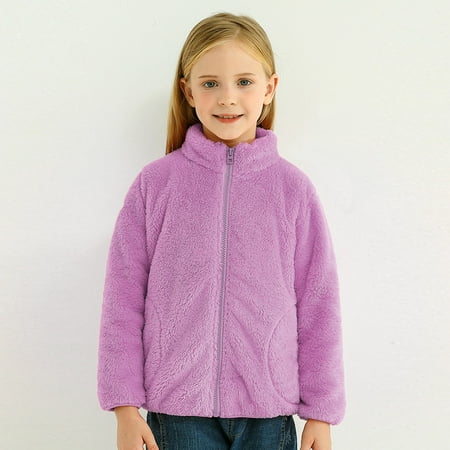 ZMHEGW Boys Girls Long Sleeve Winter Solid Fleece Zippered Thicken Warm Outwear Coat For Kid
ZMHEGW Boys Girls Long Sleeve Winter Solid Fleece Zippered Thicken Warm Outwear Coat For Kid