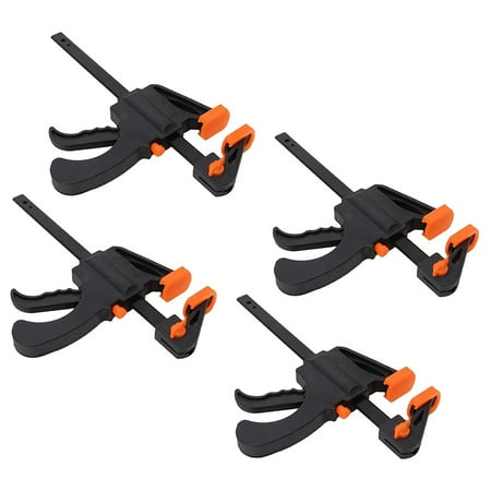 4 Pack 6 Inch Quick Grip Clamps Ratchet Bar Clamps One Handed Bar Clamp perfect for Fast and Easy Clamping Applications
4 Pack 6 Inch Quick Grip Clamps Ratchet Bar Clamps One Handed Bar Clamp perfect for Fast and Easy Clamping Applications