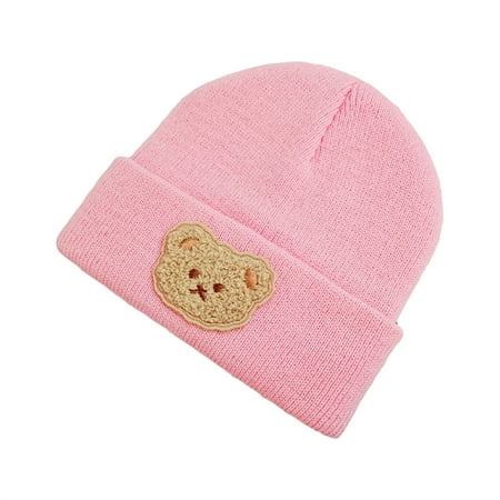 Jkerther Baby Girls Boys Knitted Hat Soft Warm Cute Cartoon Bear Doll/Label Winter Cap for Casual Daily
Jkerther Baby Girls Boys Knitted Hat Soft Warm Cute Cartoon Bear Doll/Label Winter Cap for Casual Daily