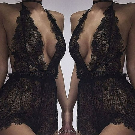 IWRUHZY Women Lace Bralette Bra Top Lingerie Dress Sleepwear