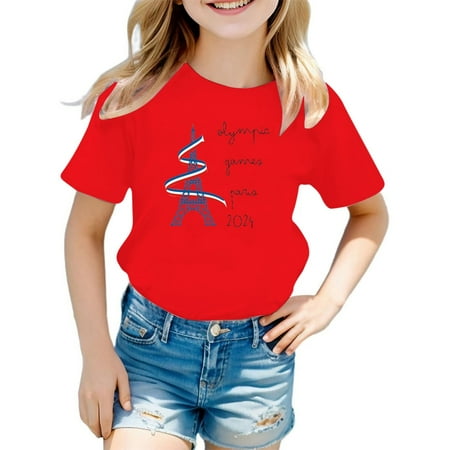 ZMHEGW Children Kids Girls Boys Fashion Summer Short Sleeve Letter Printed T Shirt Blouse Top Casual Tunic Clothes
ZMHEGW Children Kids Girls Boys Fashion Summer Short Sleeve Letter Printed T Shirt Blouse Top Casual Tunic Clothes