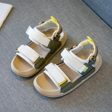 RUICUW Boys Sandals Summer Open Toed Sports Sandals Soft Sole Mid Size Casual Shoes Suitable For Your Daily Wear 10.5-11 Years
RUICUW Boys Sandals Summer Open Toed Sports Sandals Soft Sole Mid Size Casual Shoes Suitable For Your Daily Wear 10.5-11 Years