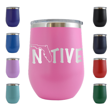 Florida Native Map - Engraved 12 oz Pink Wine Cup Unique Funny Birthday Gift Graduation Gifts for Men or Women State Design Florida Outline
Florida Native Map - Engraved 12 oz Pink Wine Cup Unique Funny Birthday Gift Graduation Gifts for Men or Women State Design Florida Outline