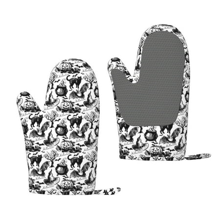 Lukts Black White Halloween for Silicone Anti-Scalding Gloves Kitchen Lanyard Gloves for Grilling Baking Cooking
Lukts Black White Halloween for Silicone Anti-Scalding Gloves Kitchen Lanyard Gloves for Grilling Baking Cooking