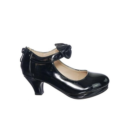 Dana64K by Forever Link Children Little Girl Platform Medium Heel Dress Pump w Mary-Jane Bow
Dana64K by Forever Link Children Little Girl Platform Medium Heel Dress Pump w Mary-Jane Bow