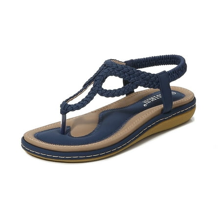 Clearance VerPetridure Women s Sandals Summer Casual Sandals Casual Style Flat Sole Big Size Woven Flip-Flops Shoes
Clearance VerPetridure Women s Sandals Summer Casual Sandals Casual Style Flat Sole Big Size Woven Flip-Flops Shoes