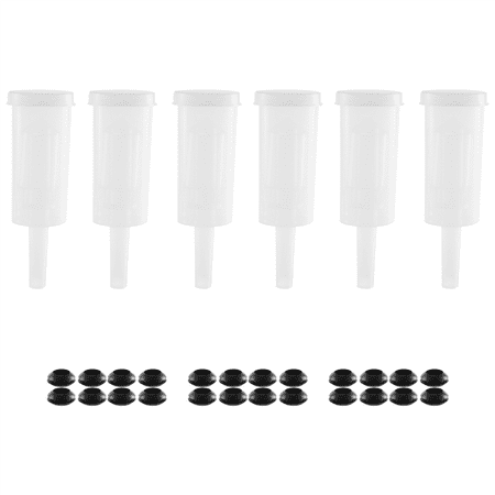Fermentation Lids Kit Airlocks for Fermenting Fermentation Airlock with Silicone Grommet for Preservation Brewing Beer Wine Sauerkraut
Fermentation Lids Kit Airlocks for Fermenting Fermentation Airlock with Silicone Grommet for Preservation Brewing Beer Wine Sauerkraut