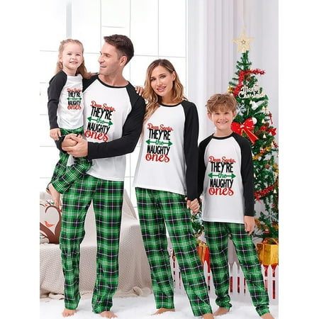 Votuleazi Matching Family Pajamas Sets Christmas PJ s Letter Print Top and Plaid Pants Jammies Sleepwear
Votuleazi Matching Family Pajamas Sets Christmas PJ s Letter Print Top and Plaid Pants Jammies Sleepwear