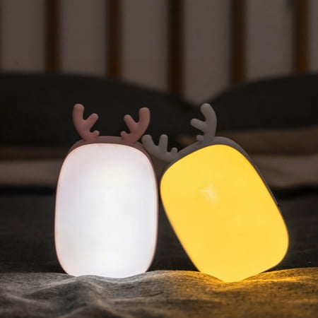 Porfeet Cute Cartoon Antler USB Rechargeable LED Night Light Eye Protection Reading Lamp(Pink)
Porfeet Cute Cartoon Antler USB Rechargeable LED Night Light Eye Protection Reading Lamp(Pink)